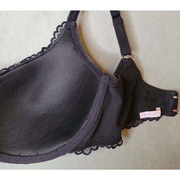 Savage X Fenty BLACK Lace Padded Balconette bra 32DDD - Picture 6 of 12